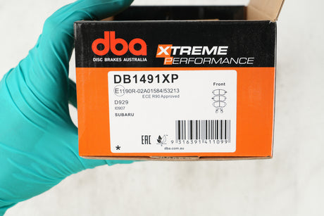 Xp Performance Brake Pads Subaru 2001-2014 Front R90 Approved DB1491XP - DBA