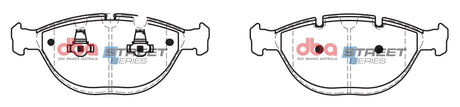 Ss Street Series Brake Pads Bmw 2000 2009 Front(suits Wear Sensor DBAWS1002 DBAWS1047 ) DB1495SS - DBA | Universal Auto Spares