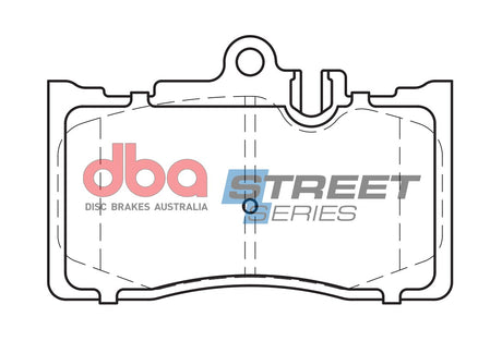 Ss Street Series Brake Pads Lexus & Toyota 2000-2014 Front(suits Wear Sensor DBAWS1176 ) DB1496SS - DBA | Universal Auto Spares