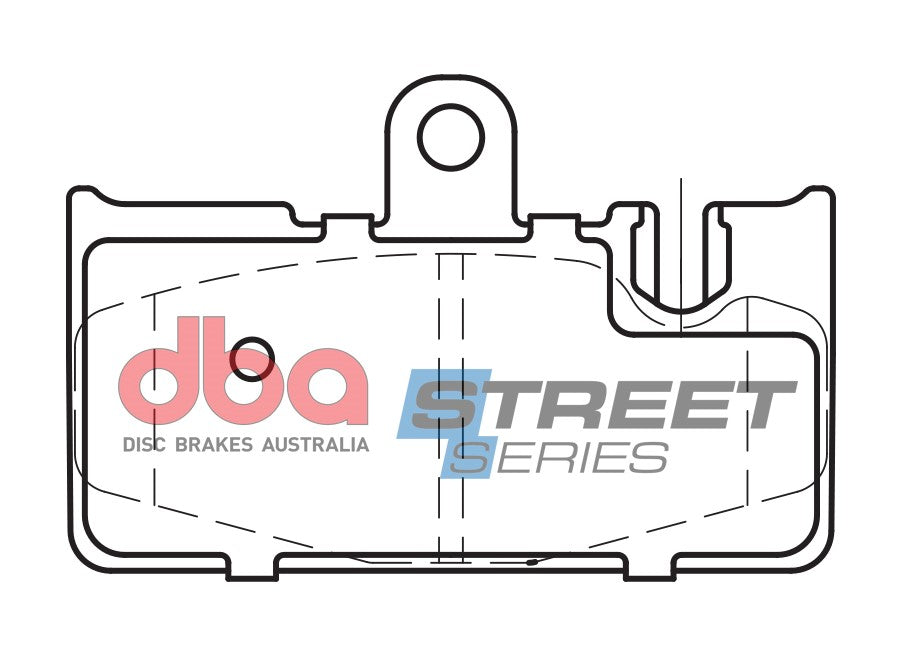 Ss Street Series Brake Pads Lexus Left Side 2000 2006 Rear DB1497SS - DBA