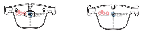 Ss Street Series Brake Pads Bmw 2003-2014 Rear DB1499SS - DBA | Universal Auto Spares