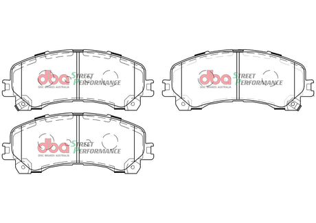 Sp Performance Brake Pads Holden Colorado 2016 On Front DB15000SP - DBA | Universal Auto Spares