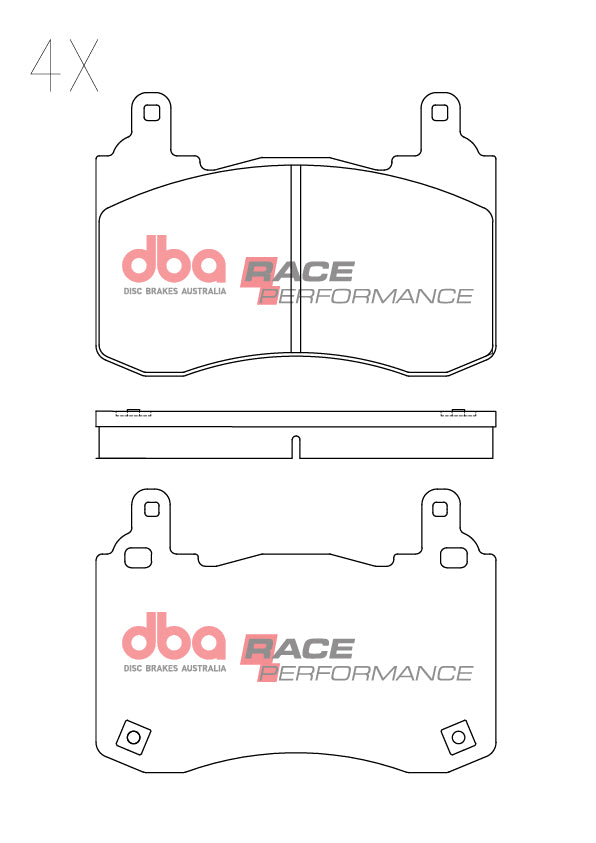 Rp Performance Brake Pads Kia Stinger Gt Twin Turbo 2018 > Front DB15003RP - DBA