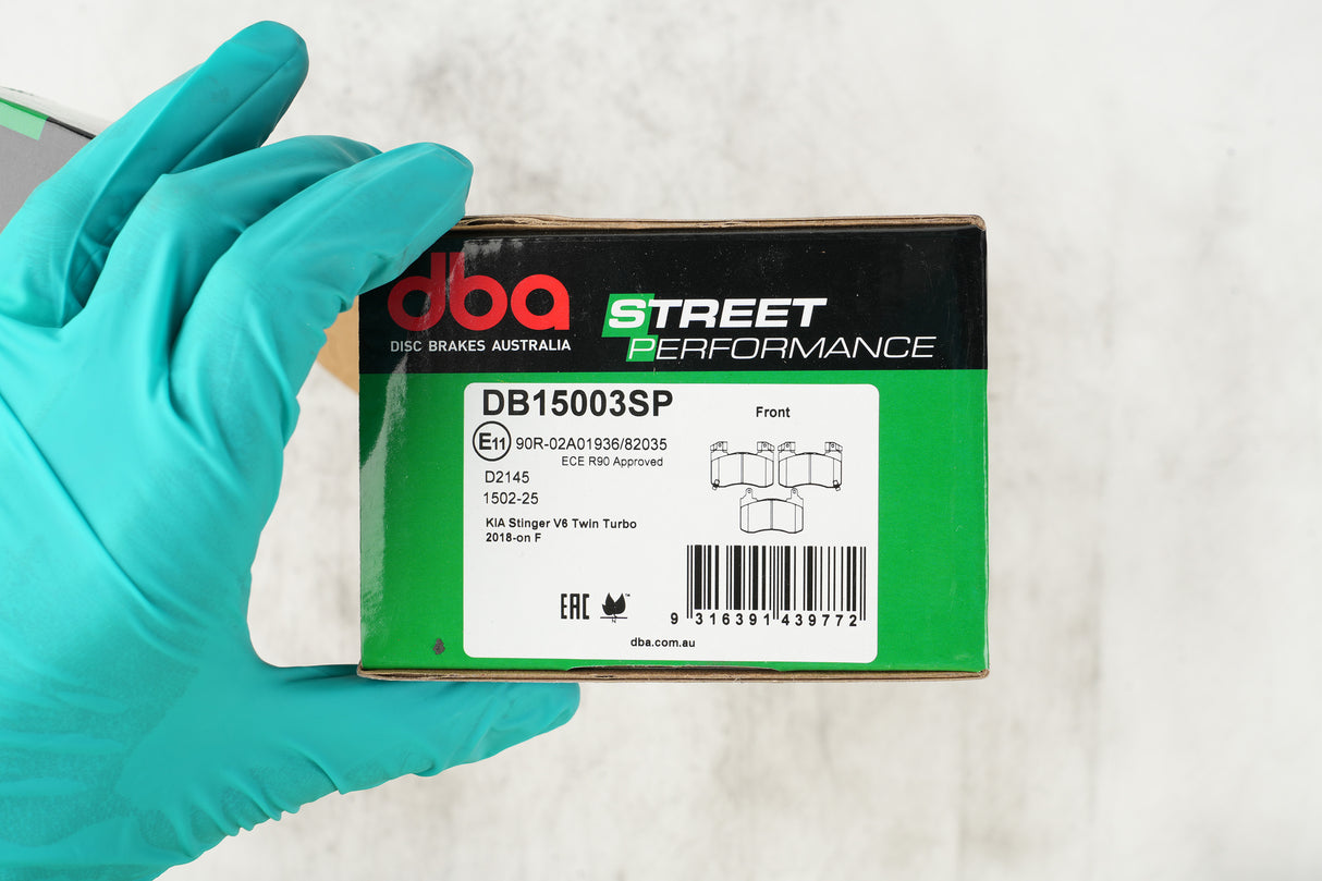 Sp Performance Brake Pads Kia Stinger V6 Twin Turbo 2018 On Front DB15003SP - DBA