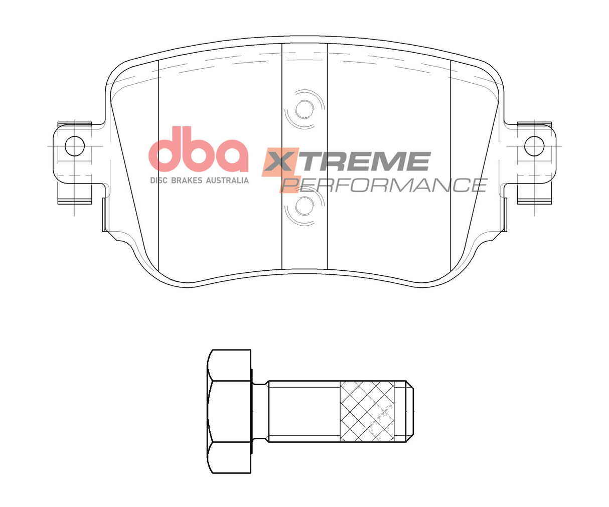 Xp Performance Brake Pads Volkswagon Polo Aw Gti 2017 On Rear DB15009XP - DBA