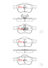Race Brake Pads Bmw Mini Cooper 2002-2014 Front DB1500RP - DBA