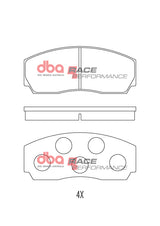 Race Brake Pads Suits Ap CP2340D43/CP9449-/CP3215D50/5200D50 Family Caliper DB15010RP - DBA