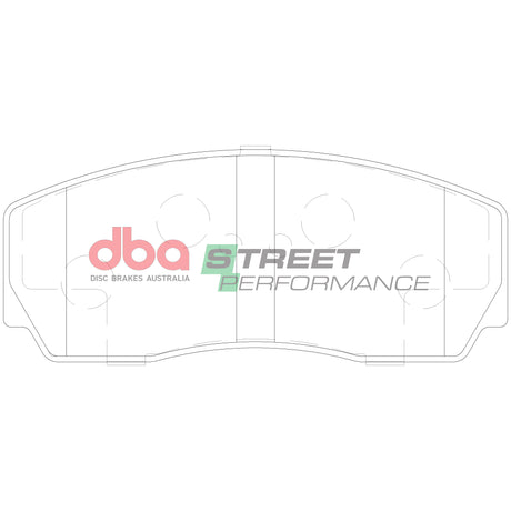Sp Street Performance Brake Pads Ap Calipers 5040 5200 Front DB15010SP - DBA | Universal Auto Spares