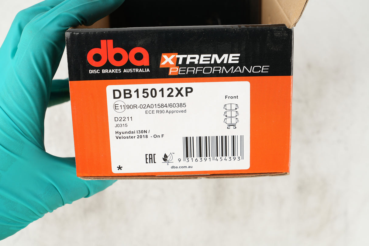 Xp Xtreme Performance Brake Pads Hyundai I30N/VELOSTER 2018 On Front DB15012XP - DBA