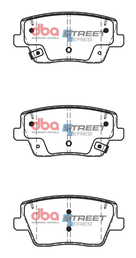 Ss Street Series Brake Pads Hyundai I30N/VELOSTER 2018/KONA N 2021 On Rear DB15013SS - DBA | Universal Auto Spares