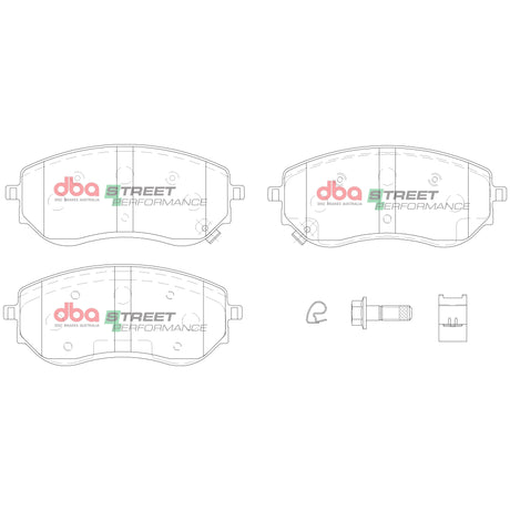 Sp Street Performance Brake Pads Mercedes-Benz X250 2018 On Front DB15014SP - DBA | Universal Auto Spares