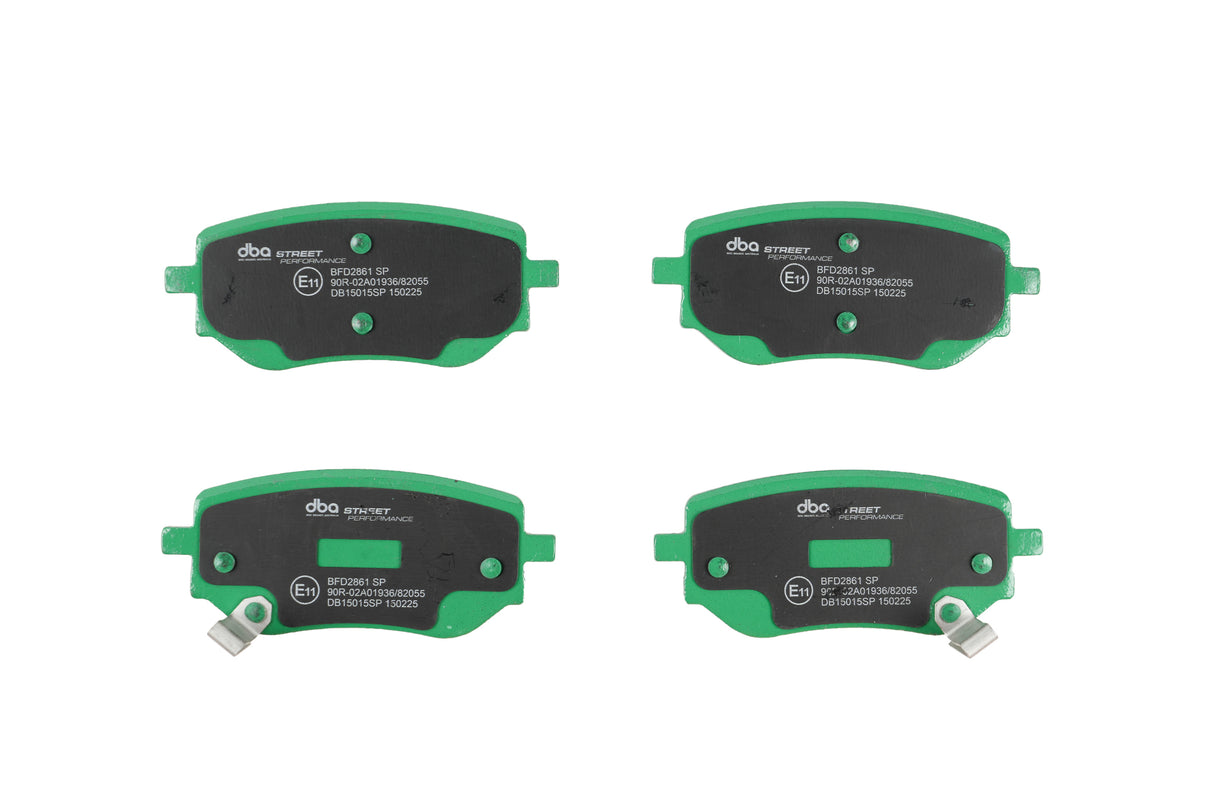 Sp Street Performance Brake Pads Mercedes-Benz X250 2018 On Rear DB15015SP - DBA