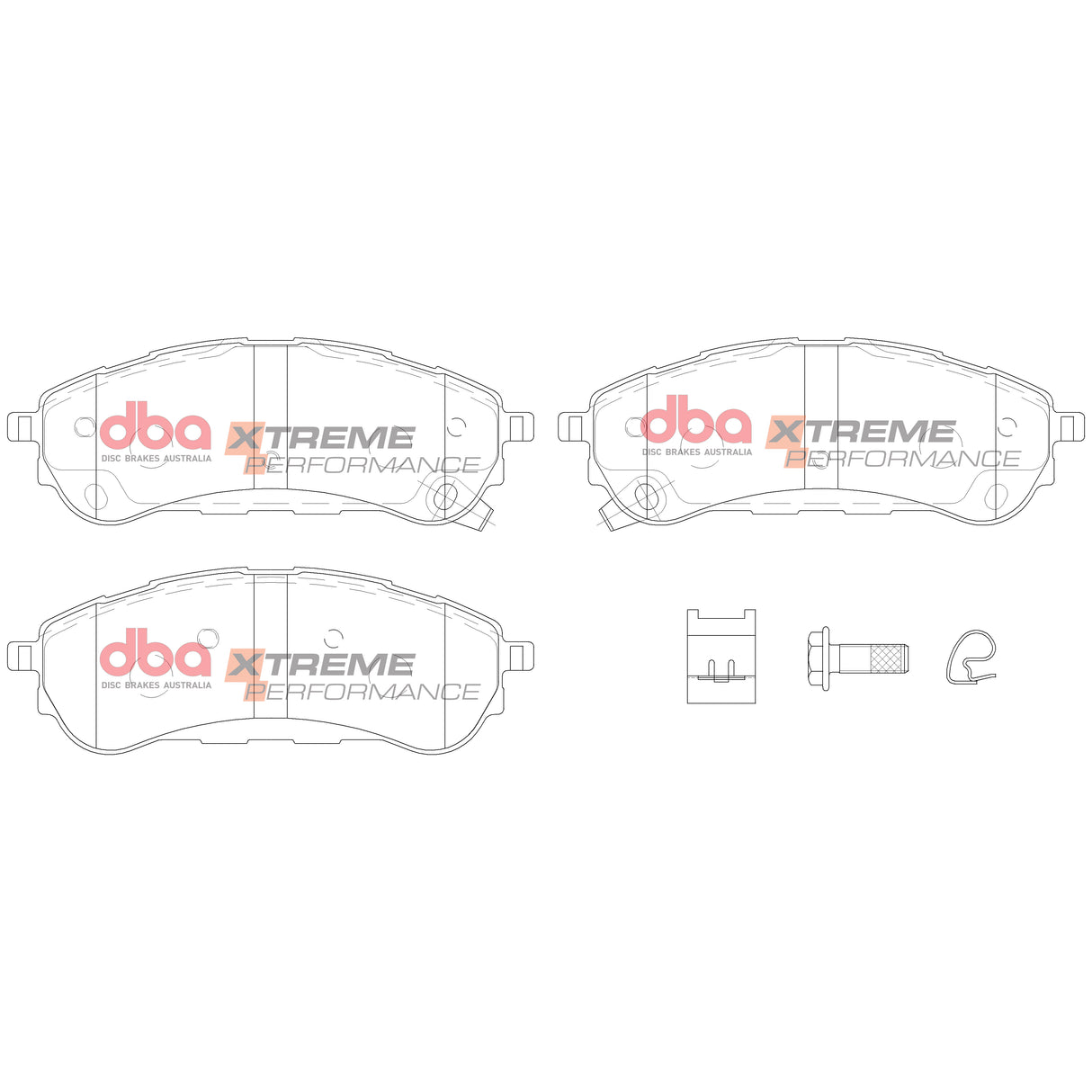 Xp Xtreme Performance Brake Pads Ford Ranger Pk Raptor 2018 On Rear DB15016XP - DBA