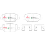 Sp Street Performance Brake Pads Holden Commodore Zb 2017 On Front DB15017SP - DBA | Universal Auto Spares