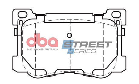 Ss Street Series Brake Pads Hyundai Genesis 2015 On Front DB15021SS - DBA | Universal Auto Spares