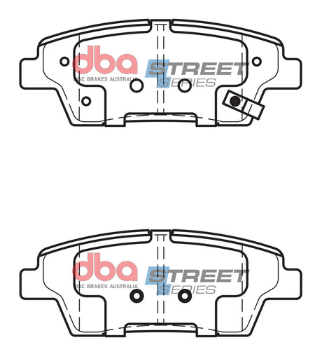 Ss Street Series Brake Pads Hyundai Genesis 2015 On Rear DB15022SS - DBA | Universal Auto Spares