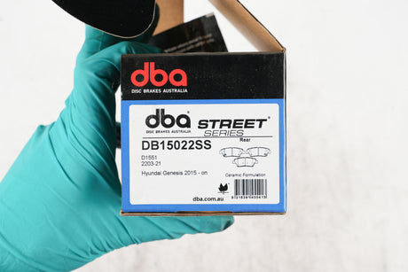 Ss Street Series Brake Pads Hyundai Genesis 2015 On Rear DB15022SS - DBA | Universal Auto Spares