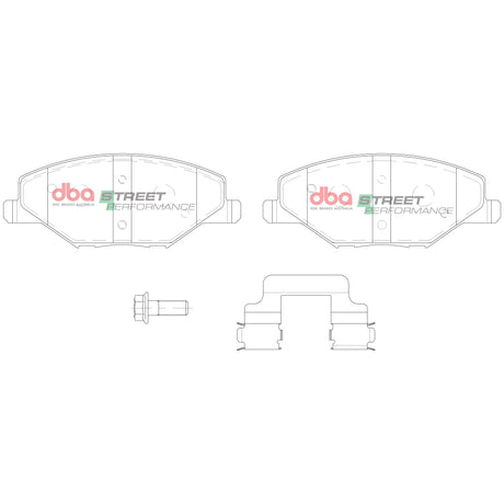 Sp Street Performance Brake Pads Volkswagen Polo 6R 2014 2018 Front DB15024SP - DBA | Universal Auto Spares