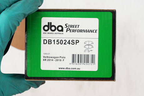 Sp Street Performance Brake Pads Volkswagen Polo 6R 2014 2018 Front DB15024SP - DBA | Universal Auto Spares