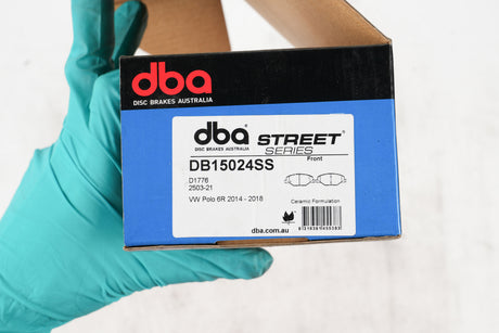 Ss Street Series Brake Pads Volkswagen Polo 6R 2014 2018 Front DB15024SS - DBA | Universal Auto Spares