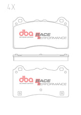 Race Brake Pads Ford Focus 2016 On Front DB15025RP - DBA