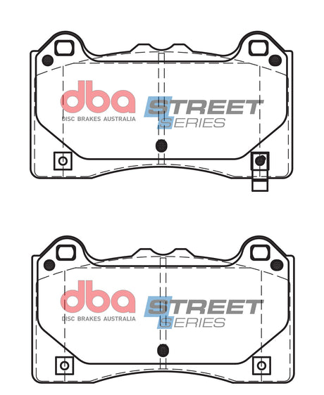 Ss Street Series Brake Pads Ford Focus 2016 On Front DB15025SS - DBA | Universal Auto Spares