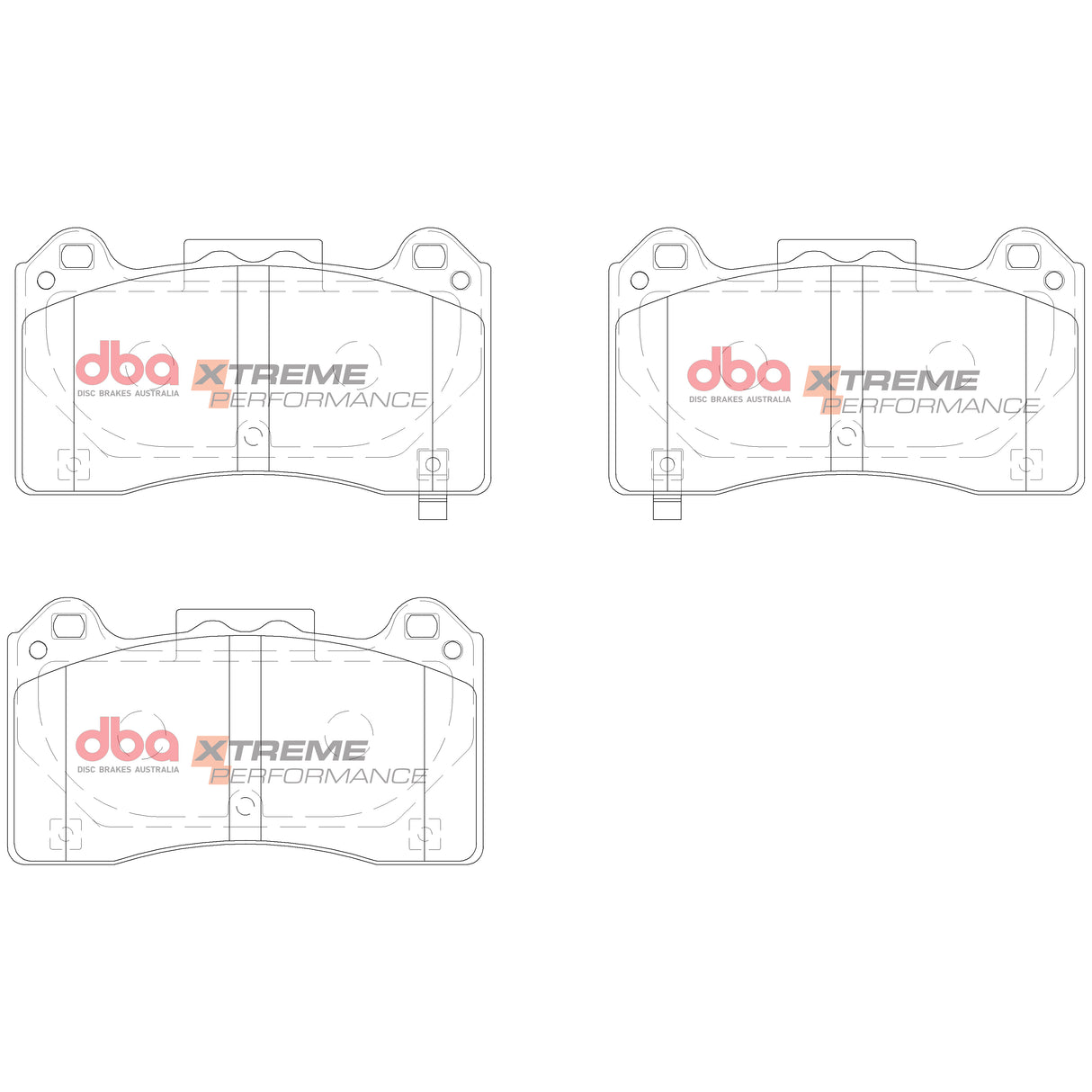 Xp Xtreme Performance Brake Pads Ford Focus 2016 On Front DB15025XP - DBA