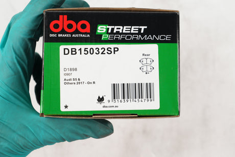 Sp Street Performance Brake Pads Audi S5 & Others 2017 On Rear DB15032SP - DBA | Universal Auto Spares