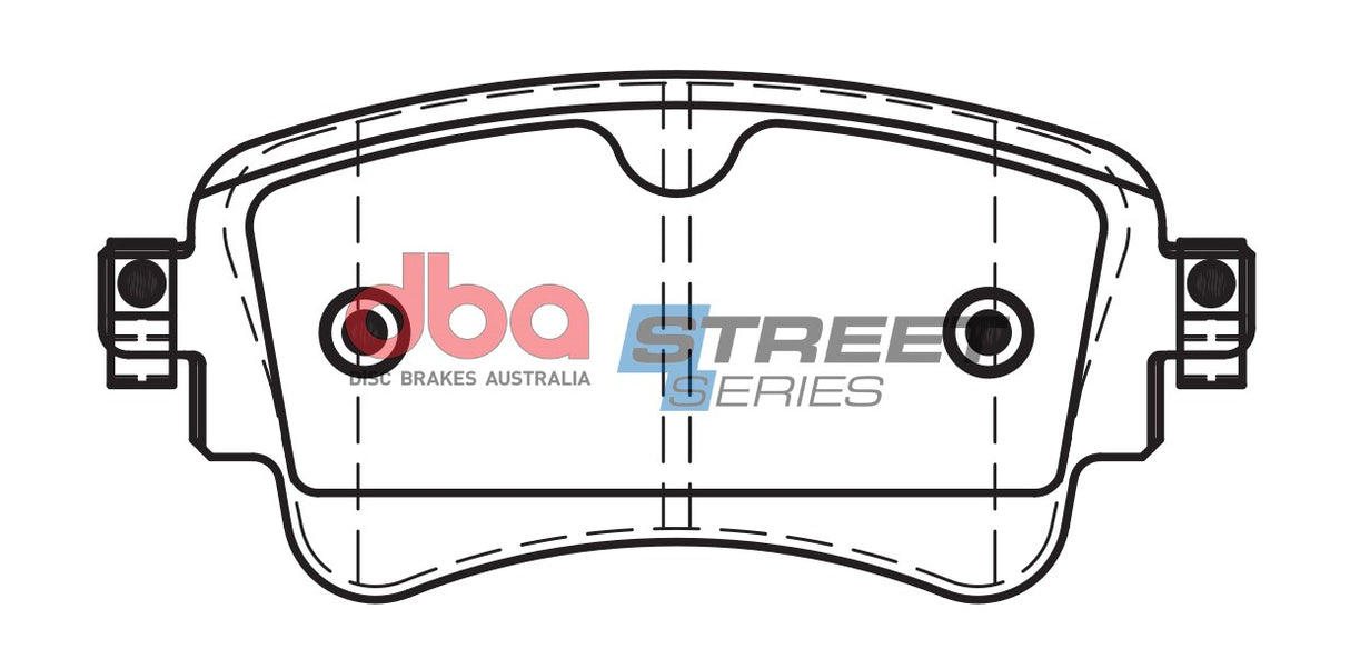 Ss Street Series Brake Pads Audi S5/Q5 & Others 2017 On Rear DB15032SS - DBA