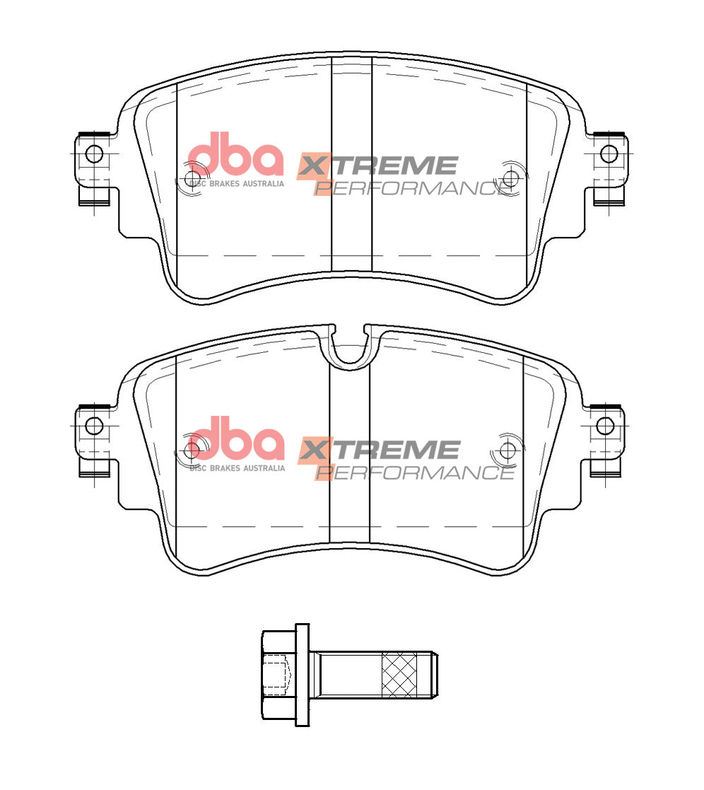 Xp Performance Brake Pads Audi S5 & Others 2017 On Rear DB15032XP - DBA