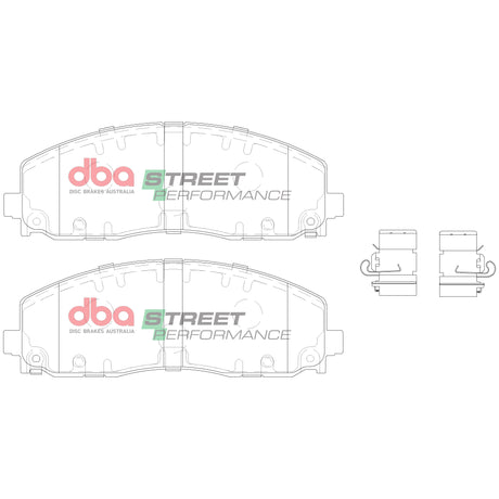 Sp Street Performance Brake Pads Jeep Wrangler Jl 2018 On/Fiat Freemont 13-17/CHRYSLER Voyager/Dodge Journ DB15038SP - DBA | Universal Auto Spares