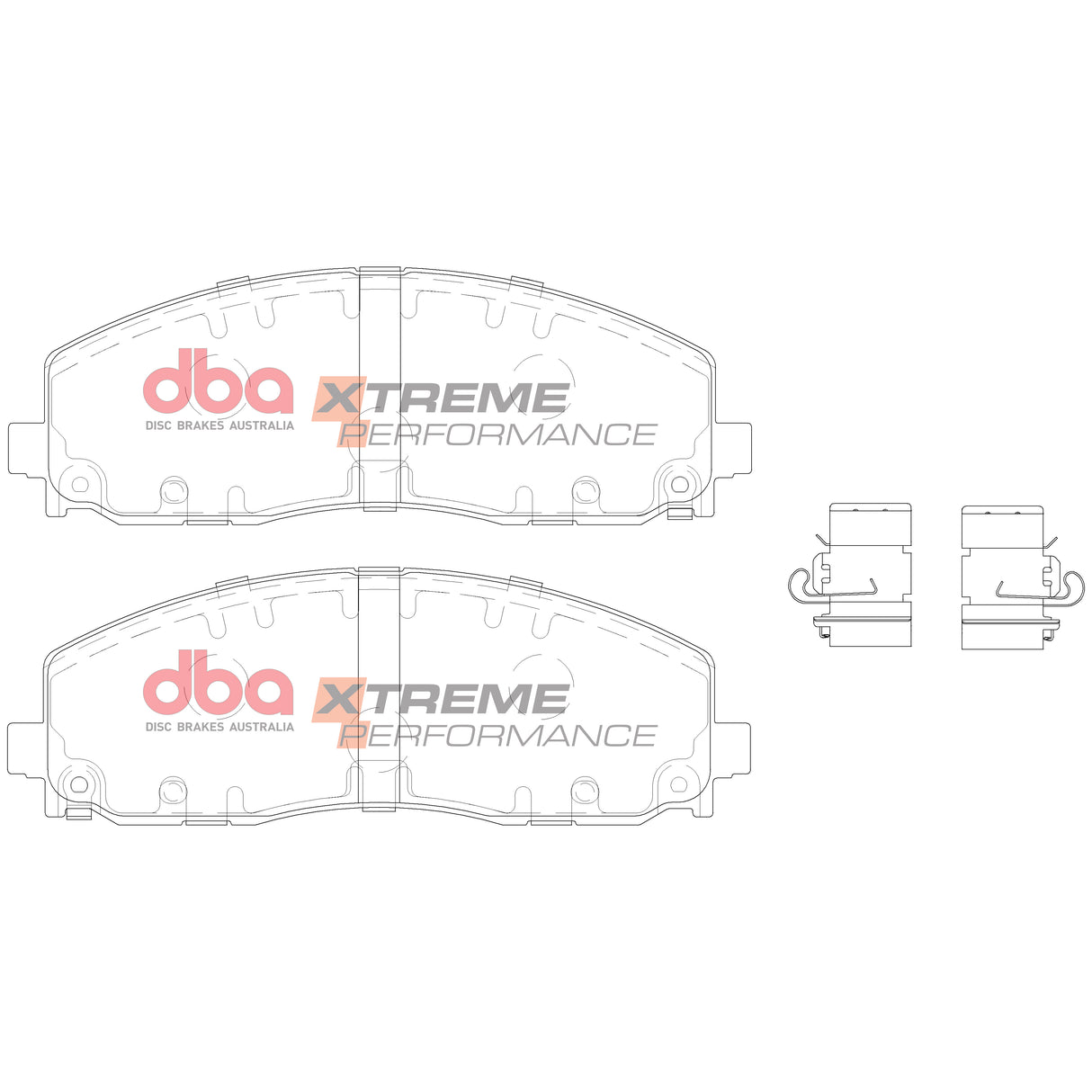 Xp Xtreme Performance Brake Pads Jeep Wrangler Jl 2018 On/Fiat Freemont 13-17/CHRYSLER Voyager/Dodge Journ DB15038XP - DBA