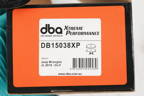 Xp Xtreme Performance Brake Pads Jeep Wrangler Jl 2018 On/Fiat Freemont 13-17/CHRYSLER Voyager/Dodge Journ DB15038XP - DBA