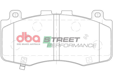 Sp Performance Brake Pads Jeep Grand Cherokee Trackhawk 2017 On Front DB15039SP - DBA | Universal Auto Spares