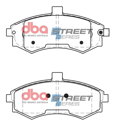 Ss Street Series Brake Pads Hyundai 2001-2014 Front DB1503SS - DBA | Universal Auto Spares