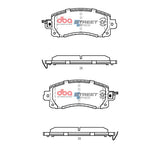 Ssev Street Series Brake Pads Subaru Forester Hybrid/Ex Hybrid 2019 On Front DB15042SSEV - DBA