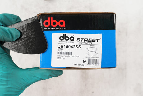 Ss Street Series Brake Pads Subaru Imprezza Fb/Forrester 2.5 FB20 FB25 Sti 2018 On Front DB15042SS - DBA | Universal Auto Spares