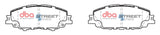 Ss Street Series Brake Pads Toyota Corolla Hybrid 2018 On/Yaris Cross Hybrid 2020 On Front DB15043SS - DBA