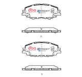 Ssev Street Series Brake Pads Toyota Corolla Hybrid 2018 On/Yaris Cross Hybrid 2020 On Front DB15043SSEV - DBA