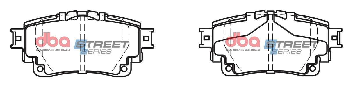 Ss Street Series Brake Pads Toyota Corolla MZEA12 06/18 Yaris Cross 2020 -> Rear DB15044SS - DBA