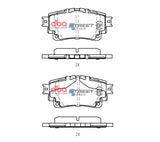 Ssev Street Series Brake Pads Toyota Corolla Hybrid 2018 On/Yaris Cross Hybrid 2020 On Rear DB15044SSEV - DBA