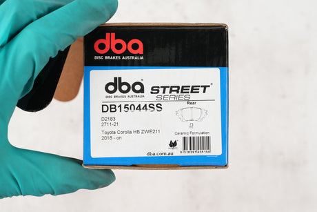 Ss Street Series Brake Pads Toyota Corolla MZEA12 06/18 Yaris Cross 2020 -> Rear DB15044SS - DBA | Universal Auto Spares