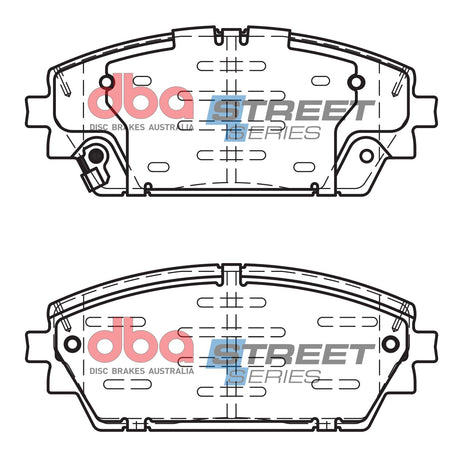 Front Street Series Brake Pads DB15046SS - DBA | Universal Auto Spares