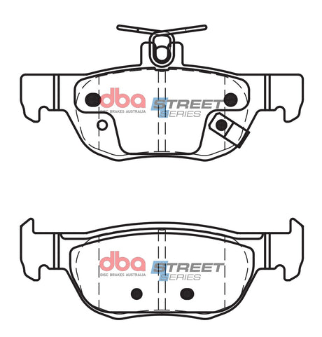 Ss Street Series Brake Pads Mazda 3 Bp 2019 -> Rear DB15047SS - DBA | Universal Auto Spares