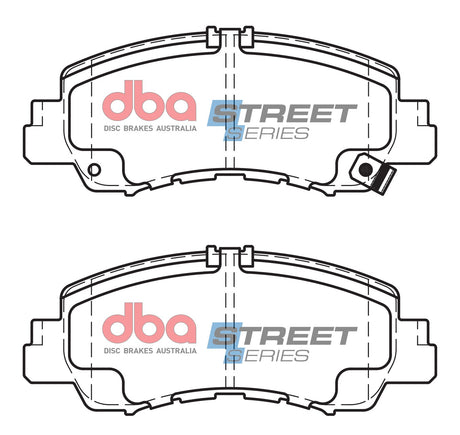Ss Street Series Brake Pads Mitsubishi Eclipse Cross 2017 -> Front DB15048SS - DBA | Universal Auto Spares
