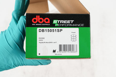 Sp Street Performance Brake Pads Toyota Hi-Ace 2019 -> Front DB15051SP - DBA | Universal Auto Spares