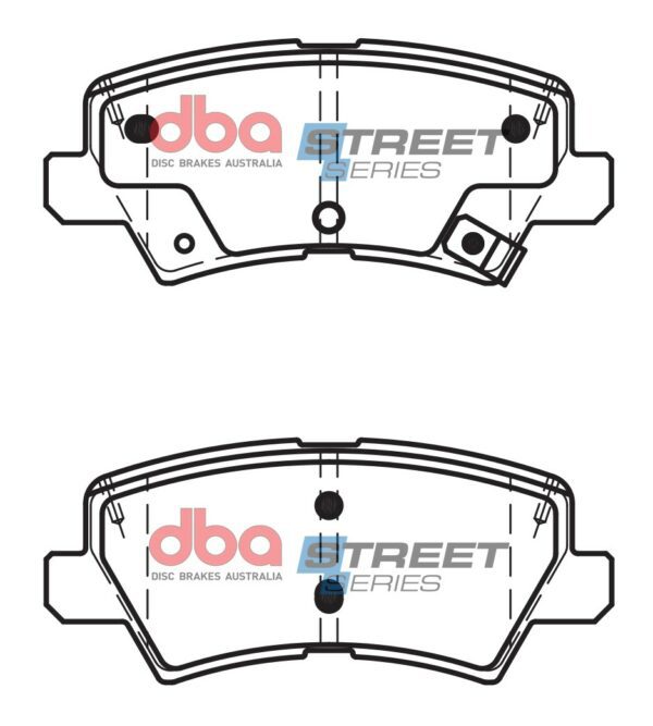 Rear Street Series Brake Pads DB15057SS - DBA | Universal Auto Spares