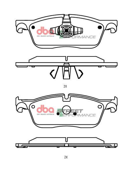 Sp Performance Brake PadsLand Rover Discovery Sport 2017-> Front DB15058SP - DBA | Universal Auto Spares