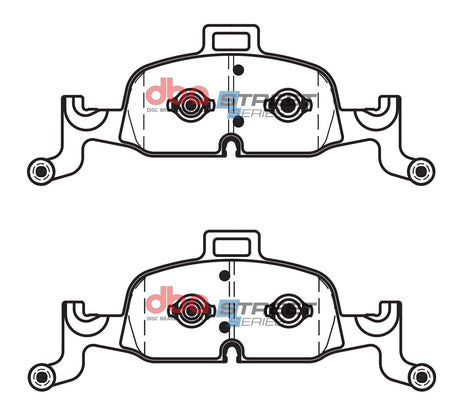 Ss Street Series Brake Pads Audi Q5 2016 On Front DB15060SS - DBA | Universal Auto Spares