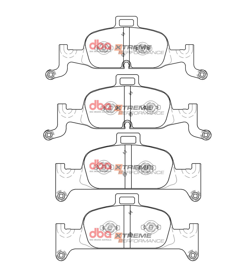 Xp Performance Brake Pads Audi Q5 2016 On Front DB15060XP - DBA